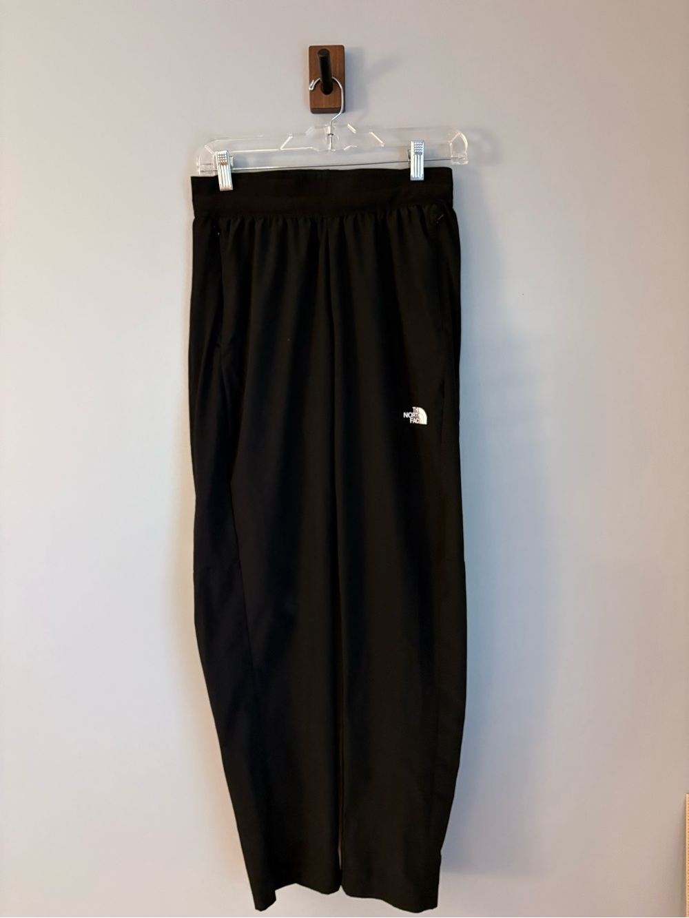 The North Face Mens Small Black Activewear Track Pants Stretch Joggers Athletic